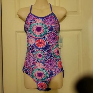 Cat & Jack Purple One Piece Swimsuit  XL